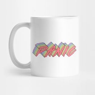 PANIC pastel typography Mug